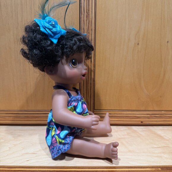 Baby Alive Sweet Spoonfuls Dark Skin Girl Doll by Hasbro 12” - Picture 9 of 10